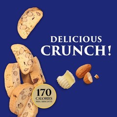 La Dolce Vita Classic Italian Biscotti Tub 40 Oz 65 Count Almond Anise Cookies
