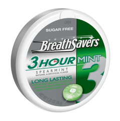 Breath Savers Spearmint Flavored Sugar Free Breath Mints, Tin 1.27 oz