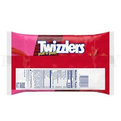 Twizzlers Pull ‘n’ Peel Cherry Flavored Licorice Candy 28oz Lot of 4 Bags