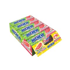 HI-CHEW Watermelon – Box of 15 Sticks, 1.76oz ea | Unique Fun Soft & Chewy Taffy