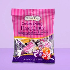 2 Coastal Bay Creamy Hard Candy Assorted Fruit 6oz Individually Wrapped Bulk