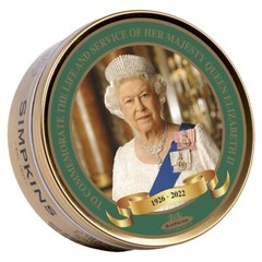 Simpkins Queen Elizabeth ll Commemorative Travel Tin 175g (6 Pack)