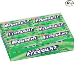 Freedent Peppermint Chewing Gum 15 Pcs Ea. Pack (12 Pack )