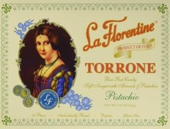 La Florentine Torrone Italian Lemon Almonds Nougat Candy From Italy Pack of 5