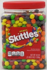 Skittles Original Fruit Candy 54 oz Tub Bulk Vending Candies OVER 3 LBS Assorted