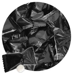 Black Buttermints, 13 Ounce Bulk Bag, After Dinner Mints, Approximately 90…