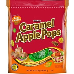 Tootsie ORCHARD Caramel Apple Pops Variety 16.12 oz Green, Macintosh, & Golden
