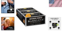 Vintage Style Reusable Mint Tins Filled with Sweet Licorice Treats – 6 Pack