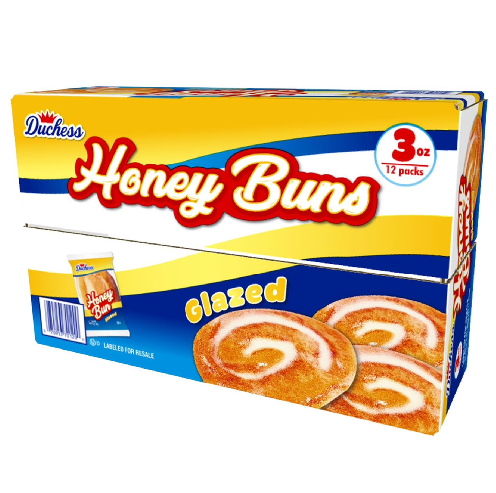 Duchess Honey Buns 3 oz. 12 pk