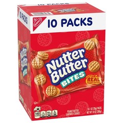 NUTTER BUTTER Peanut Butter Sandwich Cookies 10 Packs 4 Cookies Each