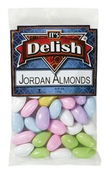 Jordan Almonds- ASSORTED by Its Delish, 1 pound bag