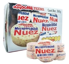 2 Pack Laposse Mazapan Leche Nuez con 18 Piezas de 20g C/U 360g