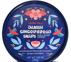 Trader Joe’s 8.81oz DANISH GINGERBREAD SNAPS Thin & Crispy Cookies * BB 9/2026 *