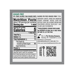 BREATH SAVERS Spearmint Sugar Free Breath Mints 1.27 Ounce (Pack of 8), White