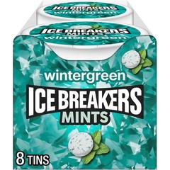Convenient Pack of Wintergreen Sugar Free Mints – 8 Tins Ideal for Any Occasion