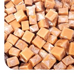Caramel Cubes Candy – 2 Pound Bulk Pack (About 150 Count) – Individually Wrapped