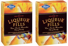 2 x Fazer LIQUEUR FILLS Rum Punch Cherry Brandy Filled Chocolates 150g 5.3oz