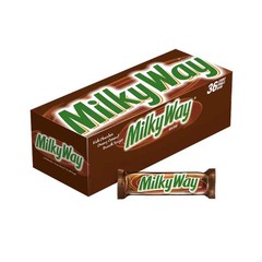 MILKY WAY Candy Milk Chocolate Bars Full Size, 1.84 oz Pk of 36 – Import Version