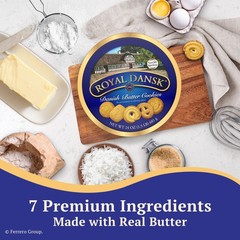 Royal Dansk Danish Butter Cookies, Premium 24 Ounce (Pack of 1), blue