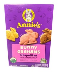 Annie’s Organic Neapolitan Bunny Grahams Baked Graham Snacks 7.5 oz Annies