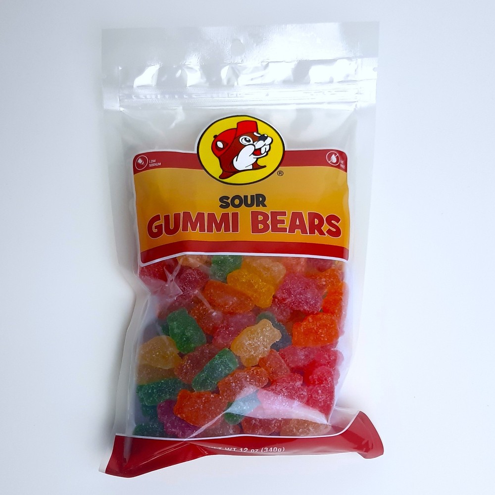 NEW Buc-ee’s Sour Gummy Bears, 12 oz Bag – Factory SEALED, Expires Mar 2027
