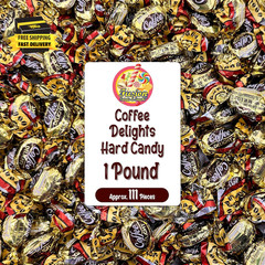 Coffee Delight – 1 Pound Bulk Bag – Coffee Candy Individually Wrapped – Hard Can
