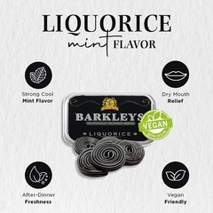Vintage Style Reusable Mint Tins Filled with Sweet Licorice Treats – 6 Pack