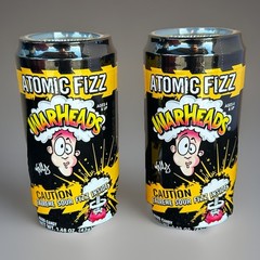 Warheads Atomic Fizz Extreme Sour Hard Candy 2-Pack 1.48oz Cans