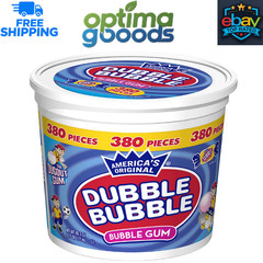 Dubble Bubble Bubble Gum 380 Pieces – Original Flavor Bulk Tub. Great price