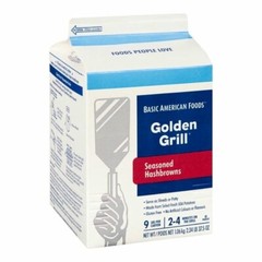 BAF Gluten Free Potato Grilled Hashbrowns 1.06Kg/2.34 LBS (6/Case)