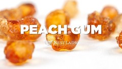 Natural Wild Peach Gum Edible Tears – Peach Blossom Resin Food Additive 454g