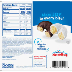 Hostess Donettes Variety Pack Donuts, Snack Size, 1.5 oz., 32 pk.