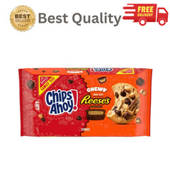 CHIPS AHOY Chewy Chocolate Chip Cookies Reese’s Peanut Butter Cups 14.25oz