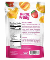 Nutty Fruity PEEL’D Peelable Gummies 20 OZ / 567 G Tangerine Strawberry Mango