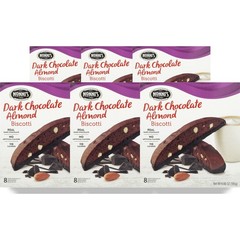 Nonni’S Biscotti Dark Chocolate Almond 8 Individually Wrapped Bars 6.88 6 Pack