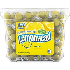 Hard Lemon Candy 150 Count Individually Wrapped Gluten Free Party Favors