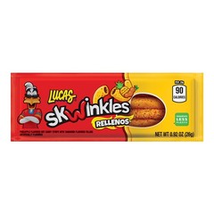 Lucas Skwinkles Pineapple – Tamarind Filled Flavored Sweet & Sour Candy Strip…