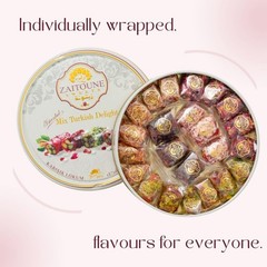 Turkish Delight Mix – 9 oz | Luxury Coatings of Pomegranate, Pistachio, Cocon…