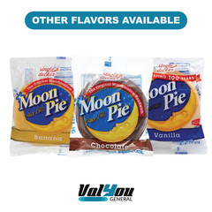 Full Box 12x Pies Moon Pie Single Decker Banana Marshmallow Sandwiches 2oz