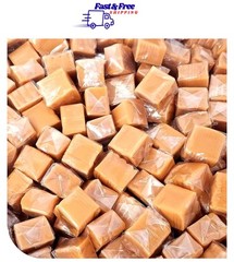 Caramel Cubes Candy – 2 Pound Bulk Pack (About 150 Count) – Individually Wrapped
