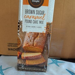 Tastefully Simple Brown Sugar Caramel Pound Cake Mix-Expired 7-19-24