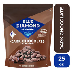 Oven Roasted Dark Chocolate Almonds, 25 Oz.