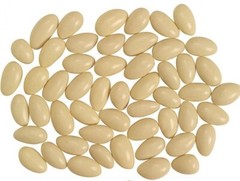 1 lbs Jordan almonds ivory