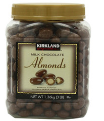 Kirkland Milk Chocolate Covered Roasted Almonds 3 lbs Kosher BAG ONLY 48oz