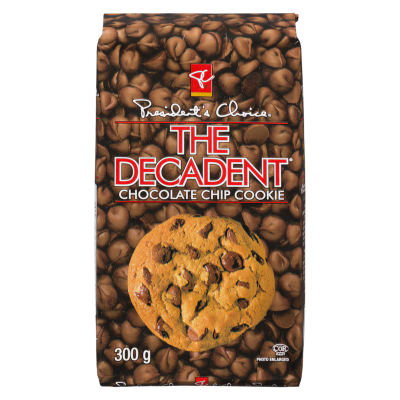 12 x President’s Choice Chocolate Chip Cookie 300g./10.6oz.