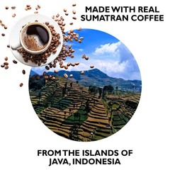 Coffee Candy Assortment 2.2 lb Jar, Espresso & Latte, Real Sumatran, Halal