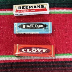 Gerrit’s CLOVE BEEMANS BLACK JACK Nostalgic Chewing Gum 3 Packs Vintage
