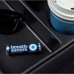 Breath Savers Peppermint Flavored Sugar Free Breath Mints, Rolls 0.75 oz 8 Count