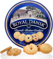 Royal Dansk Danish Butter Cookie Selection, 12 oz Tin Original Butter Cookie