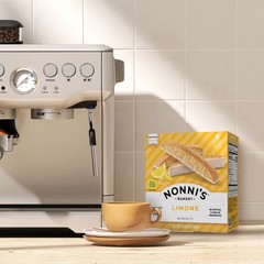Nonni’s Limone Biscotti, Individually Wrapped Italian Lemon Cookie Snacks